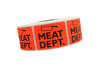 Meat Dept. Meat Label 1.5X2 IN Black Fluorescent Red 1000 Count/Roll 20 Rolls/Case 20000 Count/Case