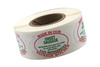 Sweet Sausage Made in Our Sausage Kitchen Meat Ingredient Label 1.25X2 IN Red Green Oval 500 Count/Roll 20 Rolls/Case