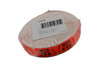 Rib Eye Label 0.625X1.25 IN Black Fluorescent Red Short Oval 1000 Count/Roll 50 Rolls/Case 50000 Count/Case
