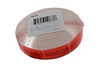 Sugar Free Label 0.625X1.25 IN Black Fluorescent Red Short Oval 1000 Count/Roll 50 Rolls/Case 50000 Count/Case