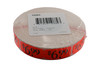 6.99 Price Label Black Fluorescent Red Short Oval Dayglo 1000 Count/Roll 50 Rolls/Case 50000 Count/Case