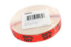 20% Off Label 0.62X1.25 IN Black Fluorescent Red Short Oval 1000 Count/Roll 50 Rolls/Case 50000 Count/Case