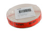Deli Dept. Write In Label 0.625X1.25 IN Black Fluorescent Red Short Oval Write On 1000 Count/Roll 50 Rolls/Case