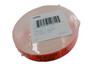 Sliced Free Label 0.625X1.25 IN Black Fluorescent Red Short Oval 1000 Count/Roll 50 Rolls/Case 50000 Count/Case