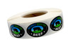 Naturally Grass-Fed Beef Meat Beef Label 0.84375X1.25 IN Cyan Green Black Oval 1000 Count/Roll 20 Rolls/Case