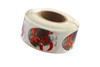 Paid Thank You Holiday Paid Label 1.25X2 IN 4 Color Christmas Pinecone Oval 500 Count/Roll 20 Rolls/Case