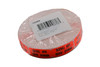Ring On Hot Food Label 0.625X1.25 IN Black Fluorescent Red Short Oval 1000 Count/Roll 50 Rolls/Case 50000 Count/Case