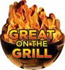 Grill Meat Label 2.03X2.18 IN 4 Color Process UV 500 Count/Roll 12 Rolls/Case 6000 Count/Case