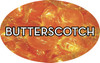 Butterscotch Bakery Flavor Label 1.25X2 IN Oval 4 Color Process 500 Count/Roll 5 Rolls/Sleeve