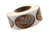 Cappuccino Bakery Flavor Label 1.25X2 IN Oval 4 Color Process 500 Count/Roll 20 Rolls/Case 10000 Count/Case