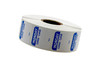 Monday DOW Food Safety Label 1X1 IN Blue Square Trilingual Regular Removable 1000 Count/Roll 50 Rolls/Case