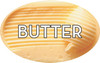Butter Bakery Flavor Label 1.25X2 IN Oval 4 Color Process 500 Count/Roll 20 Rolls/Case 10000 Count/Case