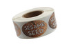 Sesame Seed Bakery Flavor Label 1.25X2 IN Oval 4 Color Process 500 Count/Roll 5 Rolls/Sleeve