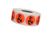 2.99 Price Label 1.25 IN Black Fluorescent Red Circle 1000 Count/Roll 50 Rolls/Case 50000 Count/Case