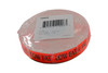 Low Fat Label 0.625X1.25 IN Black Fluorescent Red Short Oval 1000 Count/Roll 50 Rolls/Case 50000 Count/Case