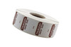 Thursday DOW Food Safety Label 1X1 IN Brown Square Trilingual Regular Removable 1000 Count/Roll 50 Rolls/Case