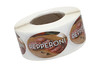 Pepperoni Meat Flavor Label 1.25X2 IN Oval 4 Color Process 500 Count/Roll 20 Rolls/Case 10000 Count/Case