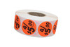 4/$5.00 Price Label 1.25 IN Black Fluorescent Red Circle 1000 Count/Roll 50 Rolls/Case 50000 Count/Case