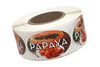 Papaya Produce Label 1.25X2 IN Oval 4 Color Process 500 Count/Roll 20 Rolls/Case 10000 Count/Case