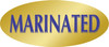 Marinated Meat Label 0.875X1.9 IN Blue Gold Oval 500 Count/Roll 10 Rolls/Case 5000 Count/Case