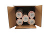 Paid Label Fluorescent Pink Short Oval 1000 Count/Roll 60 Rolls/Case 60000 Count/Case