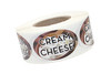 Cream Cheese Bakery Flavor Label 1.25X2 IN Oval 4 Color Process 500 Count/Roll 5 Rolls/Sleeve