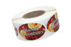 Orange Cranberry Bakery Flavor Label 1.25X2 IN Oval 4 Color Process 500 Count/Roll 5 Rolls/Sleeve