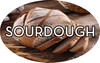 Sour Dough Bakery Flavor Label 1.25X2 IN Oval 4 Color Process 500 Count/Roll 5 Rolls/Sleeve