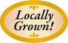Locally Grown! Produce Flavor Label 1.25X2 IN Oval 4 Color Process 500 Count/Roll 5 Rolls/Sleeve