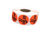 2/$5.00 Price Label 1.5 IN Black Fluorescent Red Circle 1000 Count/Roll 50 Rolls/Case 50000 Count/Case