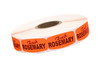 Fresh Rosemary Label 0.625X1.25 IN Black Fluorescent Red Short Oval 1000 Count/Roll 50 Rolls/Case 50000 Count/Case