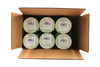 Fish Label 0.625X1.25 IN Black Fluorescent Green Short Oval 1000 Count/Roll 60 Rolls/Case 60000 Count/Case