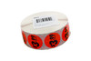 3.99 Price Label 1.25 IN Black Fluorescent Red Circle 1000 Count/Roll 50 Rolls/Case 50000 Count/Case