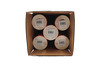 5 Price Label 1.25 IN Black Fluorescent Red Circle 1000 Count/Roll 50 Rolls/Case 50000 Count/Case