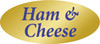 Ham & Cheese Deli Label 0.875X1.9 IN Blue Gold Oval 500 Count/Roll 10 Rolls/Case 5000 Count/Case