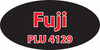 Fuji Label 2.63X2.63 IN Red Black Semi-Perforated 250/Roll
