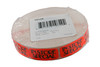 In Store Special Label 0.625X1.25 IN Black Fluorescent Red Short Oval 1000 Count/Roll 50 Rolls/Case 50000 Count/Case