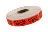 In Store Special Label 0.625X1.25 IN Black Fluorescent Red Short Oval 1000 Count/Roll 50 Rolls/Case 50000 Count/Case