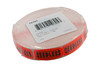 Seedless Label Black Fluorescent Red Short Oval Dayglo Curly 1000 Count/Roll 50 Rolls/Case 50000 Count/Case