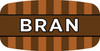 Bran Bakery Flavor Label 0.625X1.25 IN Oval 4 Color Process UV 1000 Count/Roll 50 Rolls/Case 50000 Count/Case