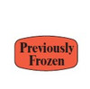 Label Previously Frozen 25000/Roll