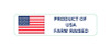 USA Farm Raised Label 250/Roll