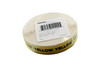 Yellow Cake Bakery Flavor Label 0.625X1.25 IN Yellow Oval 4 Color Process UV 1000 Count/Roll 50 Rolls/Case
