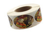 Paid Thank You Holiday Paid Label 1.25X2 IN 4 Color Squash Fall Oval 500 Count/Roll 20 Rolls/Case 10000 Count/Case