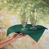 Napkins 16X16 IN Hunter Green Linen Paper Flat Pack 500/Case
