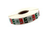 Product of Mexico Origin Label 0.625X1.25 IN Red Green White Short Oval 1000 Count/Roll 60 Rolls/Case 60000 Count/Case