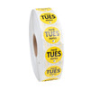 Tuesday Label Trilingual Permanent 2000/Roll