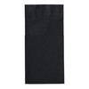 Quickset® Dinner Napkins 17X17 IN 8.25X4.25 IN Black Paper 2PLY Pocket Embossed 800/Case