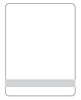 Hobart Ultima 2000 Scale Label 2.25X3 IN Blank 5/Case
