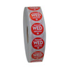 Wednesday Label Trilingual Permanent 2000/Roll